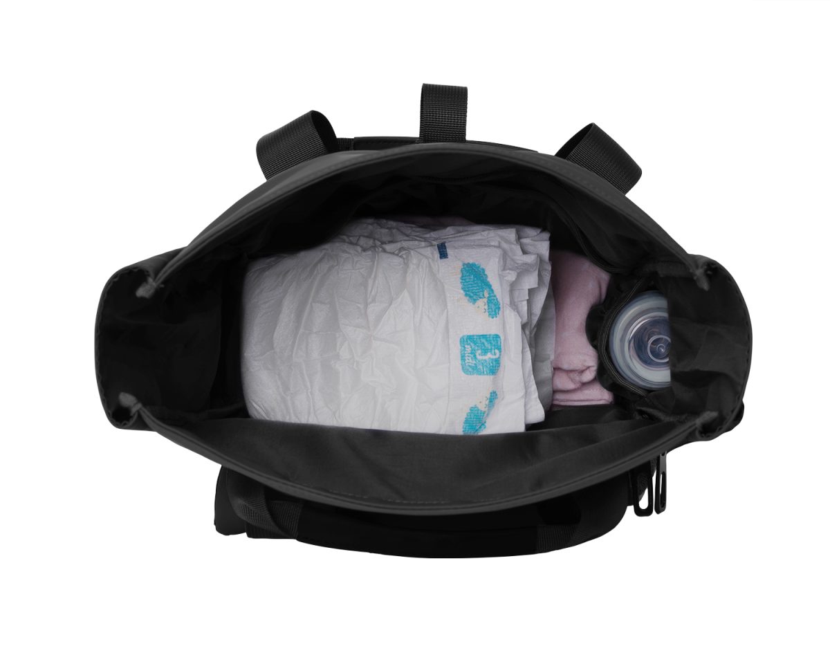KIKKA BOO TORBA/RUKSAK CERISE - BLACK - Slika 5