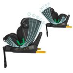 COCCOLLE MAGO I-SIZE AUTOSJEDALICA 0-36 KG ( 40-150 CM ) - JET BLACK - Slika 8