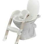 SJEDALICA ZA WC KIDDYLOO THERMOBABY - WHITE/SANDY BROWN