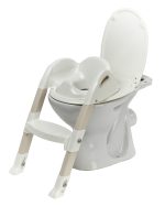 SJEDALICA ZA WC KIDDYLOO THERMOBABY - WHITE/SANDY BROWN