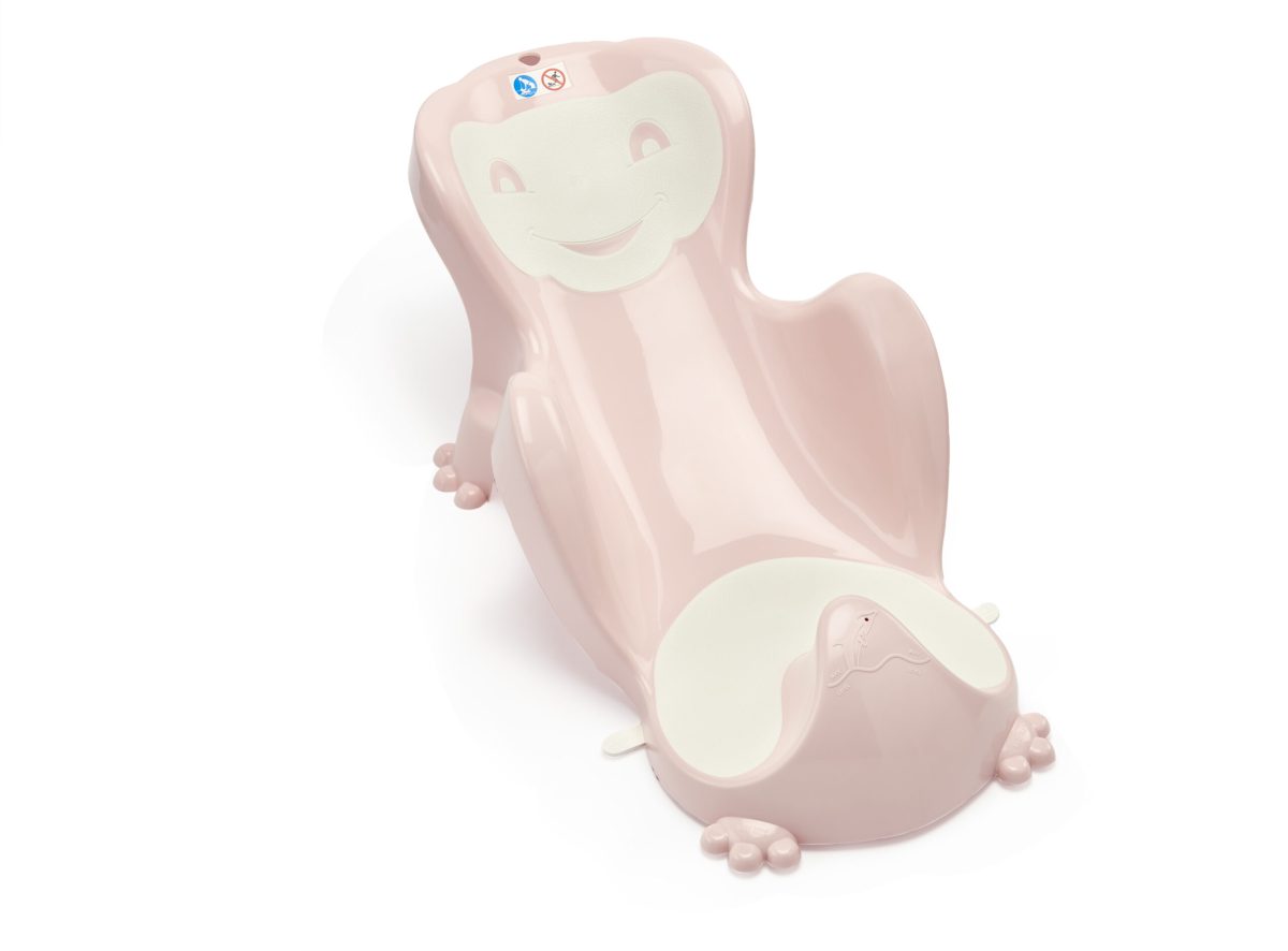 SJEDALICA ZA KUPANJE THERMOBABY BABYCOON- POWDER PINK/WHITE - Slika 1