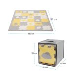 PUZZLE KINDERKRAFT LUNO OBLICI - ŽUTE - Slika 3