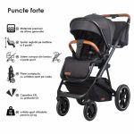 KOLICA 3U1 COCCOLLE NESSIA - CRNA - Slika 31