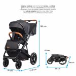 KOLICA 3U1 COCCOLLE NESSIA - CRNA - Slika 32
