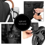 HAUCK KOLICA UPTOWN MELANGE BLACK - Slika 14