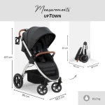 HAUCK KOLICA UPTOWN MELANGE BLACK - Slika 4