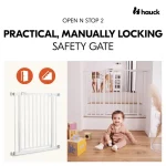 Hauck zaštitna ograda Open N Stop 2 (75 - 80 cm) - Bijela - Slika 8