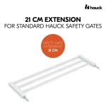 Hauck nastavak za zaštitnu ogradu 21 cm - bijela - Slika 7