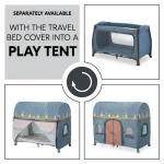 Hauck putni krevetić Play N Relax Center Dark Blue - Slika 9