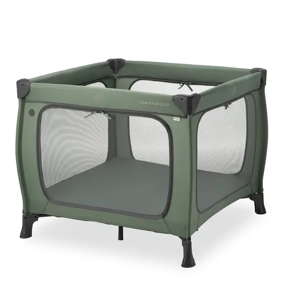 HAUCK PUTNI KREVETIĆ SLEEP N PLAY SQ SET - DARK GREEN