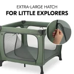 HAUCK PUTNI KREVETIĆ SLEEP N PLAY SQ SET - DARK GREEN - Slika 16