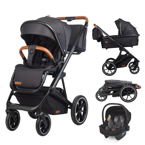 KOLICA 3U1 COCCOLLE NESSIA - CRNA