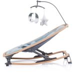 CHIPOLINO LEŽALJKA VELVET - SKY + WOOD - Slika 4