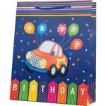 POKLON VREĆICA HAPPY BIRTHDAY - VOZILA - Slika 3