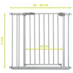 ZAŠTITNA OGRADA HAUCK STOP N SAFE 2 + NASTAVAK 9 CM - WHITE - Slika 2