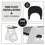 Hauck pladanj Alpha Click Tray White Black - Slika 7