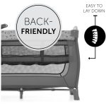 HAUCK PUTNI KREVETIĆ SLEEP N PLAY CENTER - NORDIC GREY - Slika 3