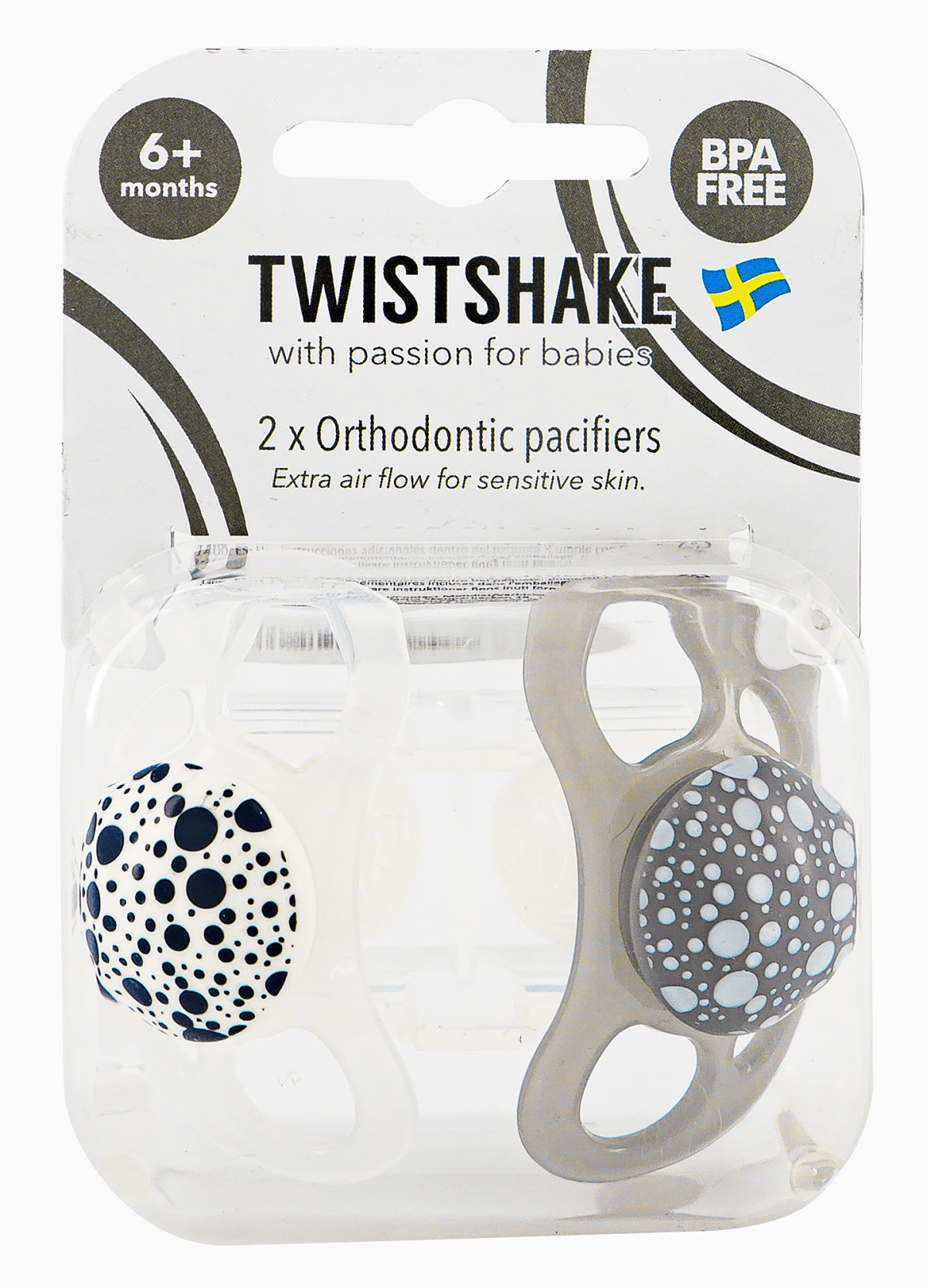TWISTSHAKE DUDA 2X 6+M PASTEL SIVA I BIJELA - Slika 3