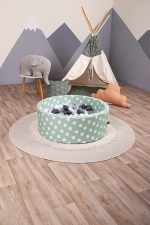 KNORR TOYS BAZEN S LOPTICAMA 300 KOM - ZELENO BIJELI - Slika 4