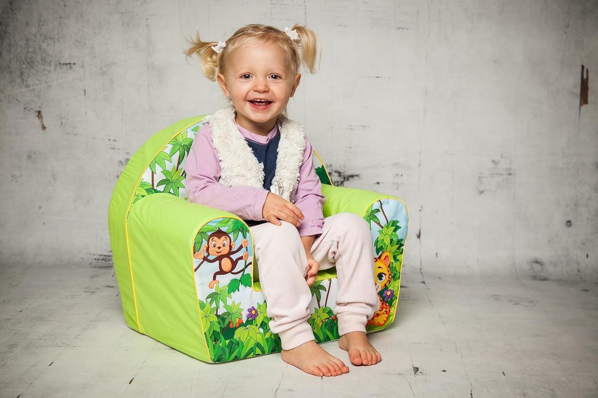 Knorrtoys Jungle Dječja fotelja Zelena - Slika 6