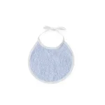 InterBaby Set ručnik s kapuljačom + podbradak Slonić Plavi - Slika 4