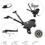 ZOPA UNIVERZALNI NASTAVAK ZA KOLICA SEGBOARD 2 - BLACK - Slika 4