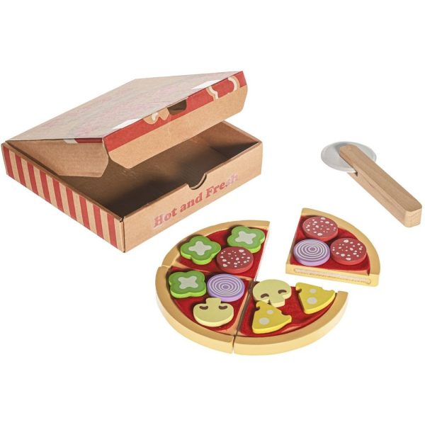 ZOPA DRVENA PIZZA U KUTIJI