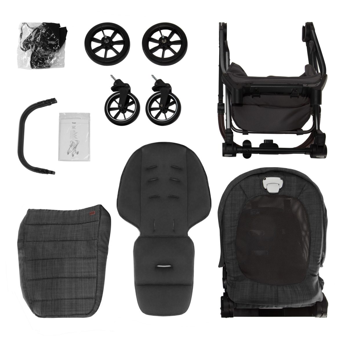 ZOPA KOLICA QUEST - VULCAN BLACK/BLACK - Slika 10