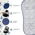 ZOPA ZRAČNI UNIVERZALNI UMETAK ZA KOLICA BREEZE - SAILOR BLUE - Slika 8