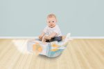 ZOPA DRVENA NJIHALJKA AVION - MONTESSORI - Slika 4