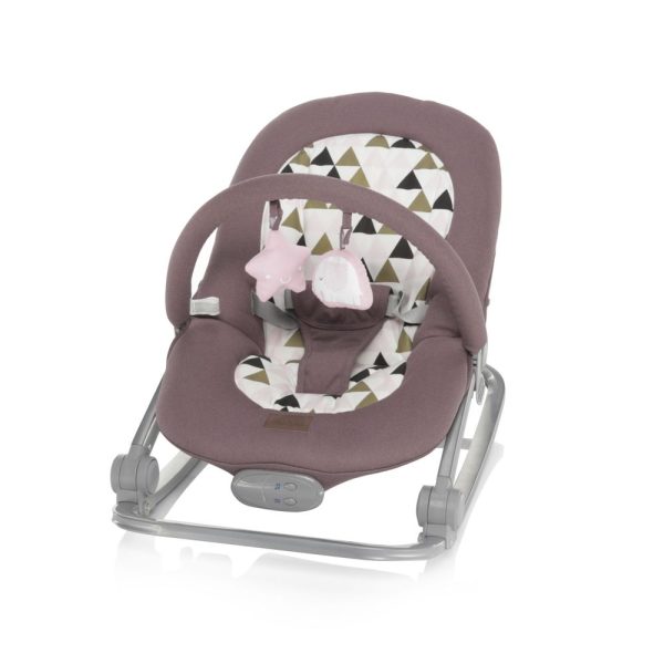ZOPA LEŽALJKA RELAX 2 - PINK TRIANGLES/GREY
