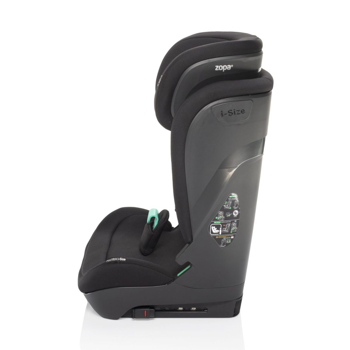 ZOPA AUTOSJEDALICA MATRIX I-SIZE - NIGHT BLACK - Slika 3