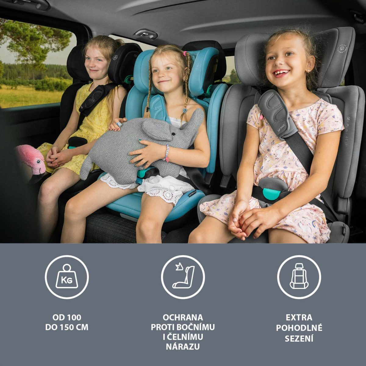ZOPA AUTOSJEDALICA MATRIX I-SIZE - NIGHT BLACK - Slika 5
