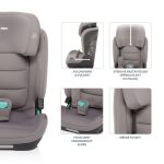 ZOPA AUTOSJEDALICA MATRIX I-SIZE - NIGHT BLACK - Slika 7