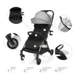 ZOPA KOLICA QUIQ - BRIGHT GREY - Slika 3