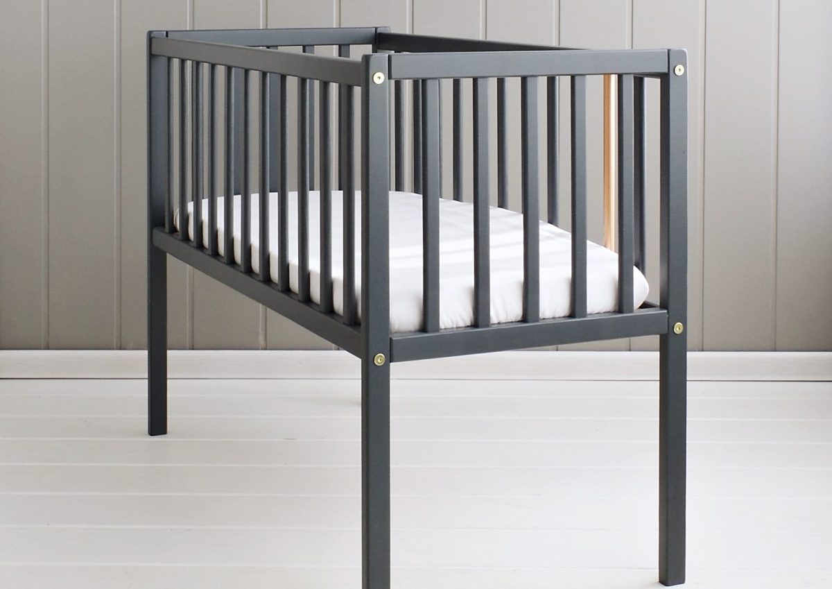 KOLIJEVKA STARDUST CRIB WOODIES - ANTHRACITE - Slika 3