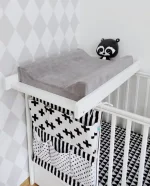Woodies podloga za previjanje za krevetić white - Slika 7