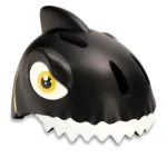 CRAZYSAFETY 3D DJEČJA KACIGA SHARK BLACK - S LED SVJETLOM