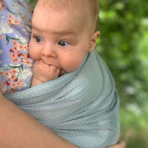 Mini Sling – Lagana nosiljka za bebe LIGHT GREEN