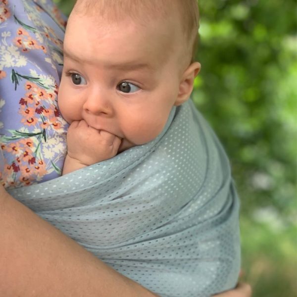 Mini Sling – Lagana nosiljka za bebe LIGHT GREEN