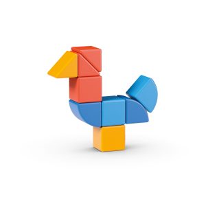 Geomag Magicube Shapes Reciklirane životinje 9kom - Slika 2