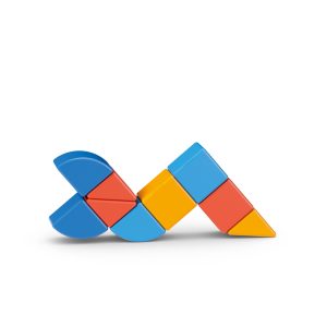 Geomag Magicube Shapes Reciklirane životinje 9kom - Slika 3