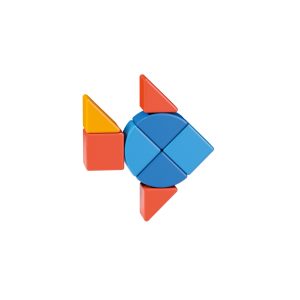 Geomag Magicube Shapes Reciklirane životinje 9kom - Slika 4