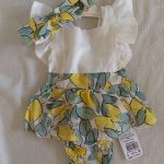 LJETNA HALJINA ZA DJEVOJČICE VELIČINE 62 CM