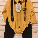 ODIJELO ZA KRŠTENJE LEGO - ŽUTO/TAMNO PLAVO BR. 68