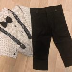 ODIJELO ZA KRŠTENJE TERRY - BIJELO/TAMNO PLAVO BR. 86