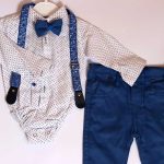 ODIJELO ZA KRŠTENJE TERRY - BIJELO SVIJETLO/PLAVO BR. 92