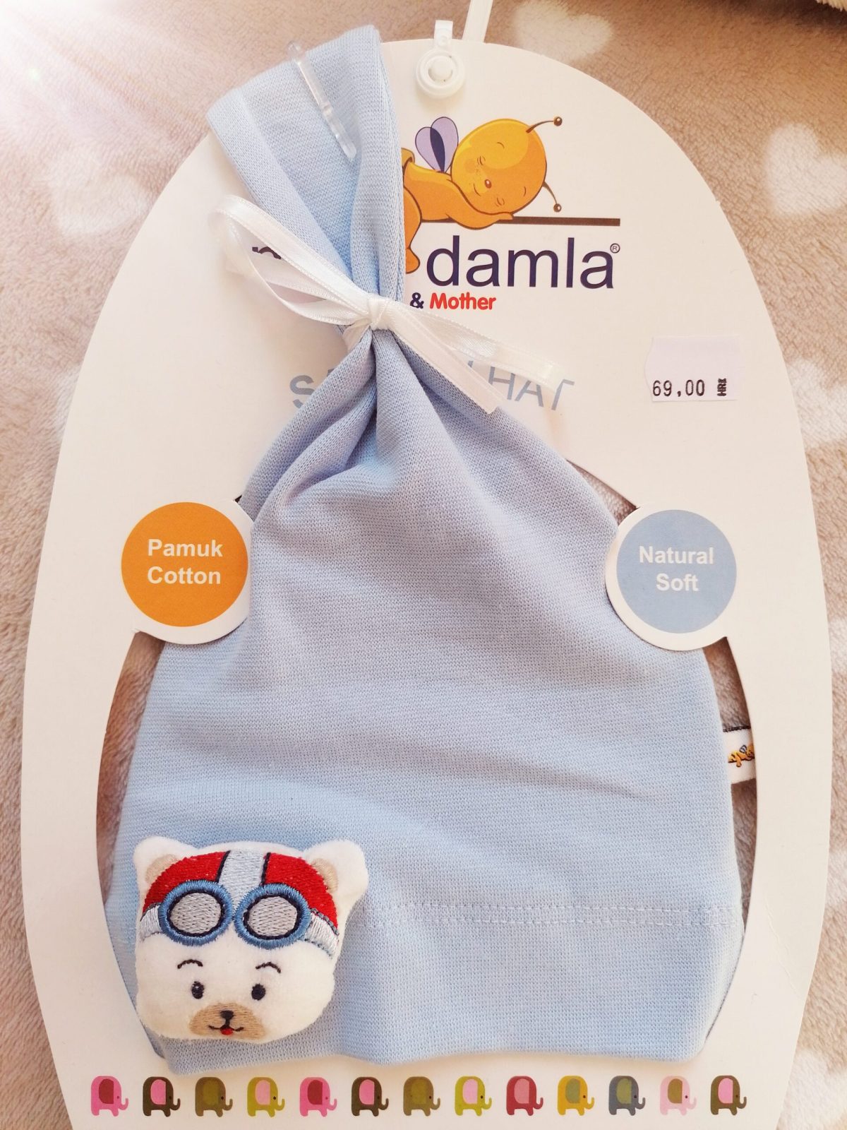 KAPICA ZA NOVOROĐENČE - MINI DAMLA - Slika 2