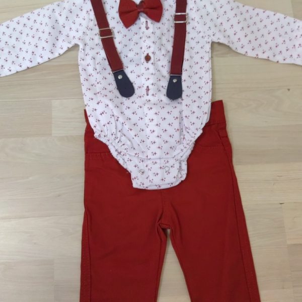 ODIJELO ZA KRŠTENJE TERRY - CRVENO BR. 80