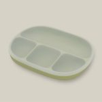 INTERBABY SILIKONSKI TANJUR S POKLOPCEM - OLIVE GREEN